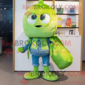 Mascot character of a Lime...