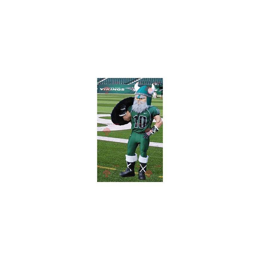 Skäggig Viking maskot klädd i sportkläder - Redbrokoly.com Skäggig Viking maskot klädd i sportkläder - Redbrokoly.com