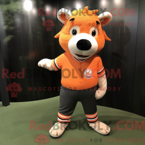 Mascottefiguur van een...