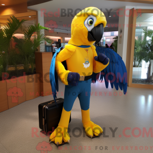 Maskottchen eines Goldaras...