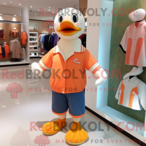 Mascottefiguur van een...