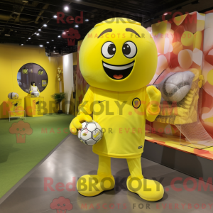 Mascot character of a Lemon...