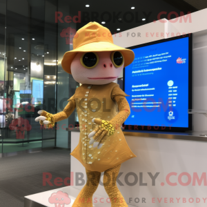 Mascot character of a Gold...