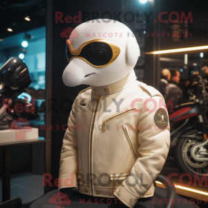 Maskotfigur af en...