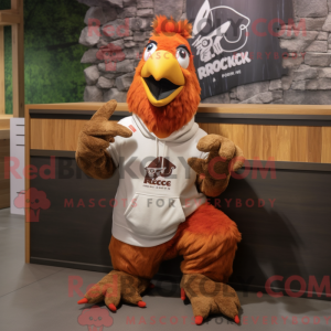 Mascot character of a Rust...