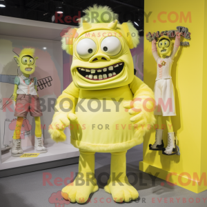 Mascottekarakter van een...