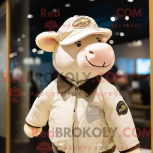 Mascot character of a Cream...