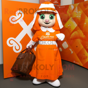 Orange Celtic Cross maskot...