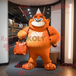 Personnage mascotte d un...