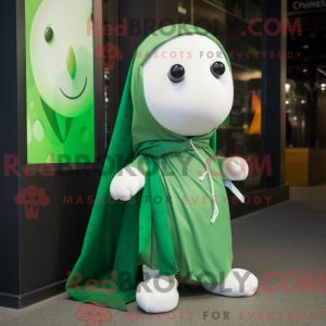 Mascot character of a Green...