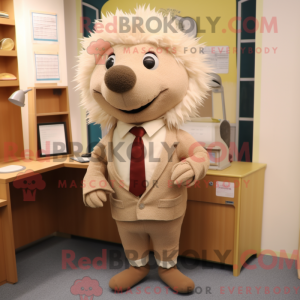 Mascottefiguur van een...