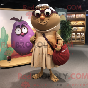 Postava maskota Tan Plum...