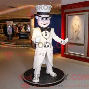 Mascot character of a White...