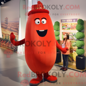 Mascot karakter van een...