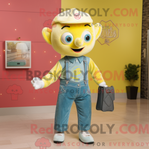 Mascot character of a Lemon...