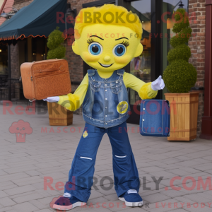 Mascot character of a Lemon...