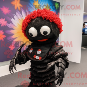 Mascot character of a Black...