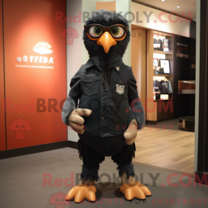 Mascot character of a Black...