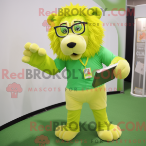 Mascot character of a Lime...