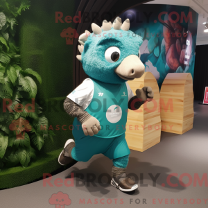 Postava maskota Teal...