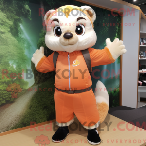 Mascot character of a Peach...