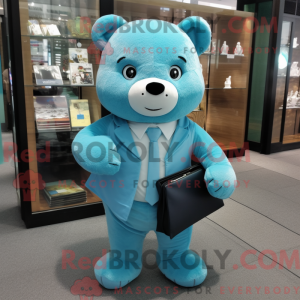 Personaje mascota de un oso...