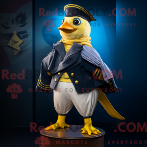 Postava maskota Navy Canary...