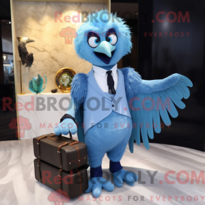 Postava maskota Sky Blue...
