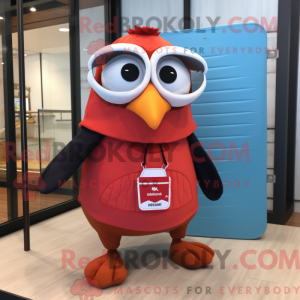 Mascot character of a Red...