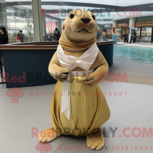 Mascot character of a Gold...
