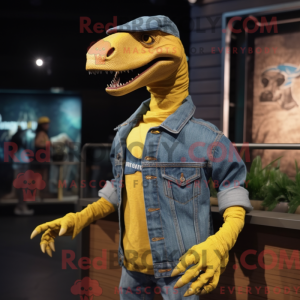 Personagem de máscara de um...