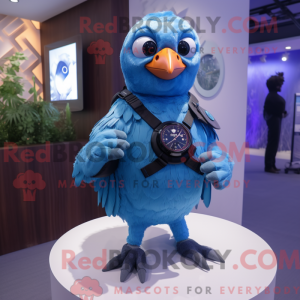Postava maskota Sky Blue...