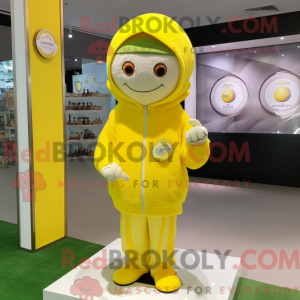 Mascot character of a Lemon...