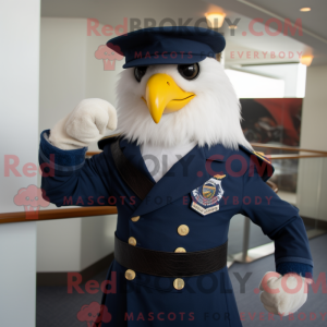 Mascot character of a Navy...