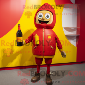 Mascot character of a Red...