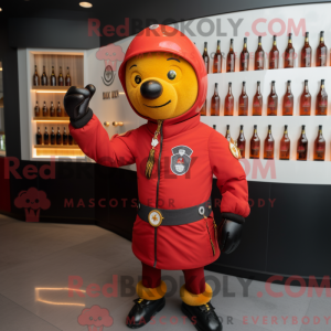 Mascot character of a Red...