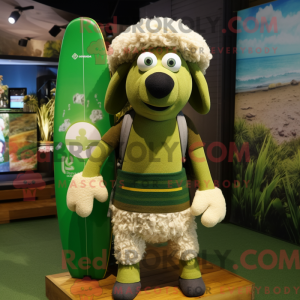 Mascottefiguur van een...
