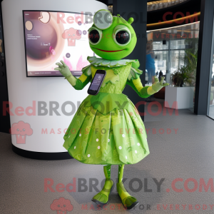 Mascot character of a Lime...
