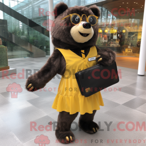 Personaggio mascotte orso...