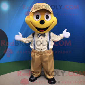 Mascottefiguur van een...