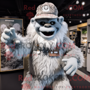 Mascot character of a Gray...