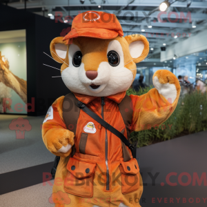 Maskot-karakter av en...
