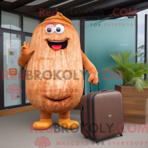 Maskotkarakter af en Rust...