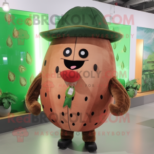 Brown Watermelon mascotte...