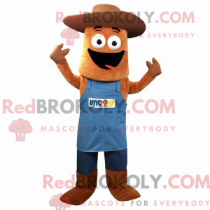 Maskottchenfigur eines Rust...