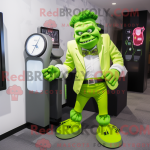 Máscara de cor Frankenstein...