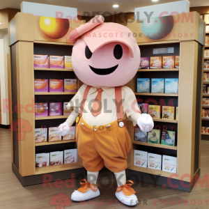 Mascot character of a Peach...