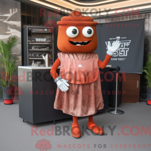 Mascot character of a Rust...
