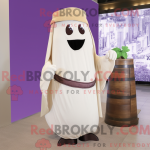 Mascot character of a White...