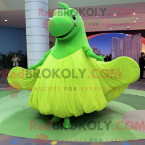 Mascot character of a Lime...